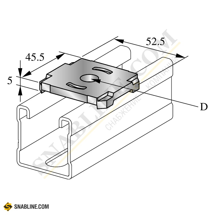  монтажная Hilti MQZ-L13-F арт. 304198  оптом в Snabline