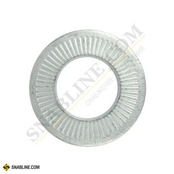 Шайба тарельчатая с насечками ОЦ, M10 10,4x22x1,6мм купить оптом в snabline