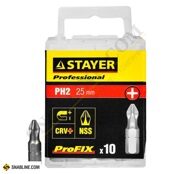 Биты Stayer Professional ProFix со шлицем Phillips