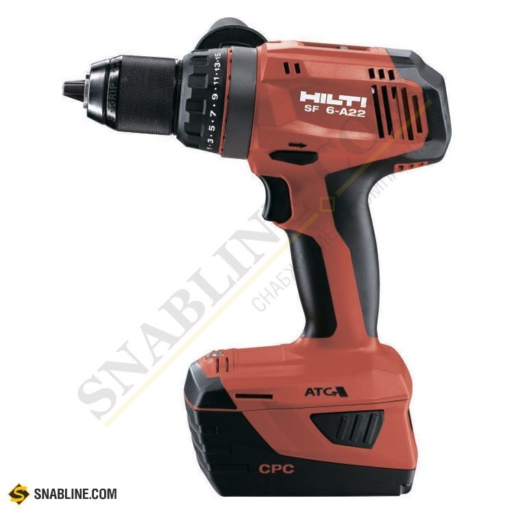 Аккумуляторная дрель-шуруповерт HILTI SF 6-A22 Li-ion в комплекте 2 бат. (22/5.2) + ЗУ в чемодане