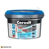 Затирка эластичная CERESIT AQUASTATIC CE 40 водоотталкивающая