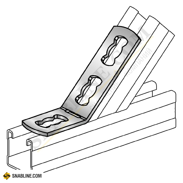 Уголок монтажный Hilti MQW 45°/135° 3-F