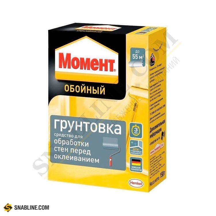 Грунтовка концентрат HENKEL Момент Обойный бесцветный