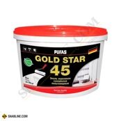 Краска в/д для стен и потолков PUFAS GOLD STAR 45 акриловая супербелая