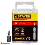 Биты Stayer Professional ProFix со шлицем Phillips