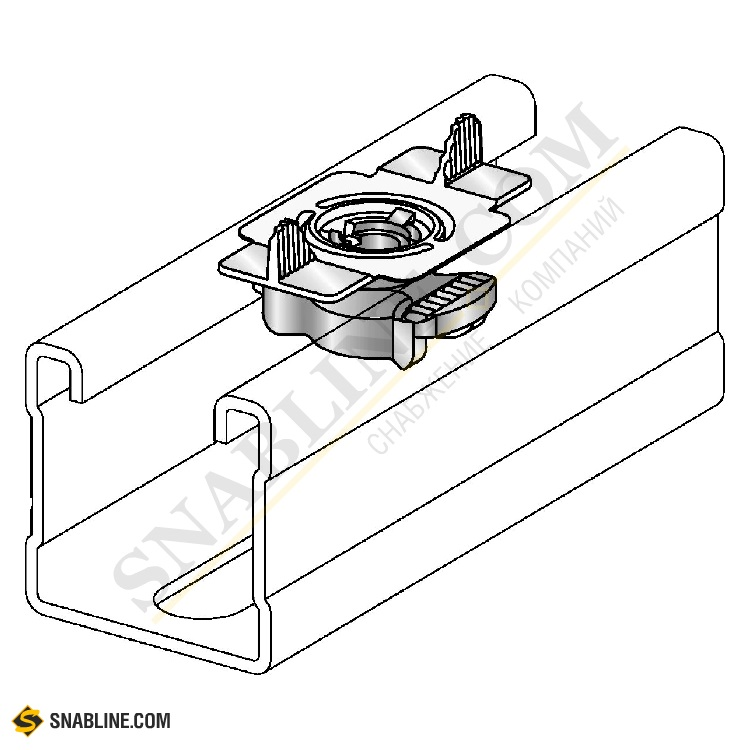 Гайка монтажная Hilti MQM-M6 Hdg plus потайная