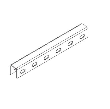 Профиль монтажный U-образный MS 3035 U2S