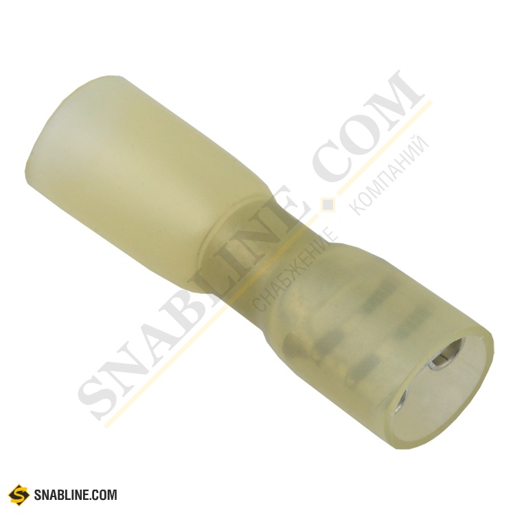 Разъем IEK РпИм-т плоский "гнездо" термоусаживаемый, цвет изоляции ...