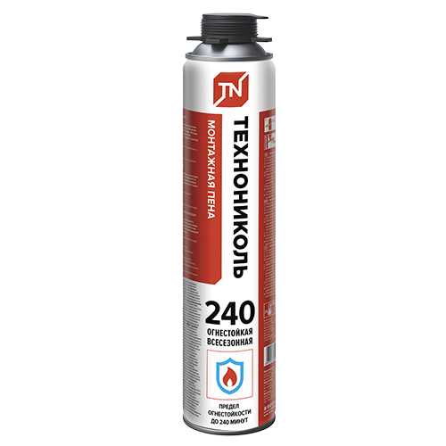 Пена монтажная ТЕХНОНИКОЛЬ PROFESSIONAL 240 огнестойкая